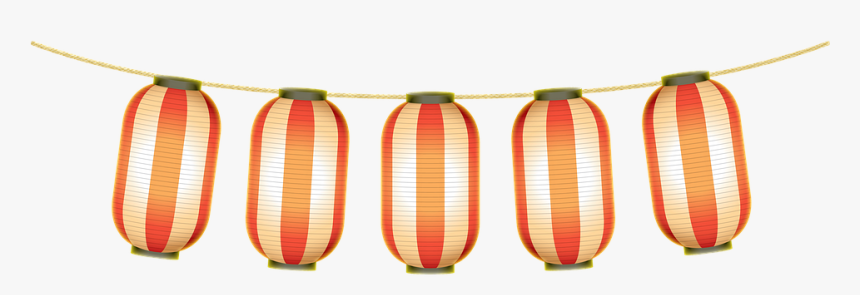 Japanese Paper Lanterns, Lantern String, Lights - Banner, HD Png Download, Free Download