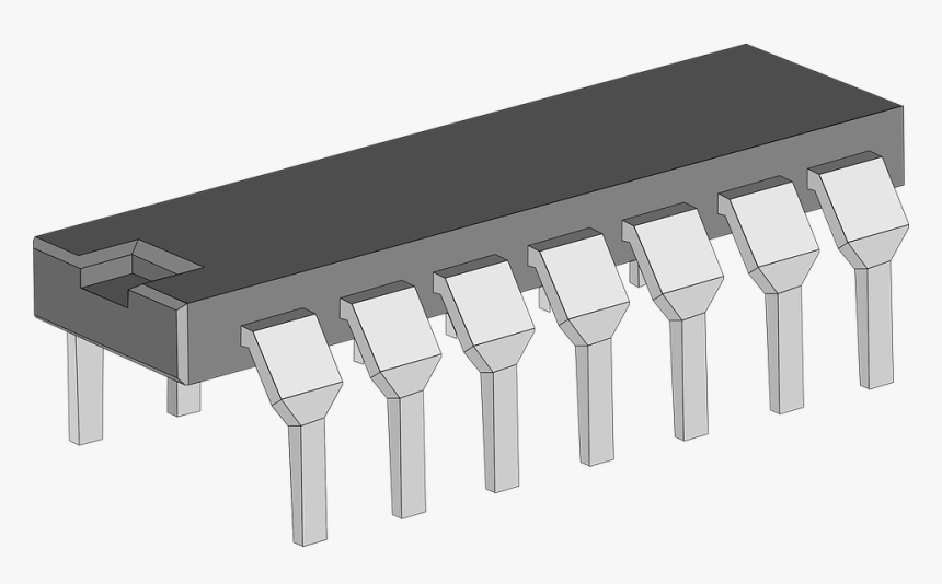 Integrated, Circuit, Chip, Electronics, Component, - Integrated Circuit 3rd Generation Of Computer, HD Png Download, Free Download