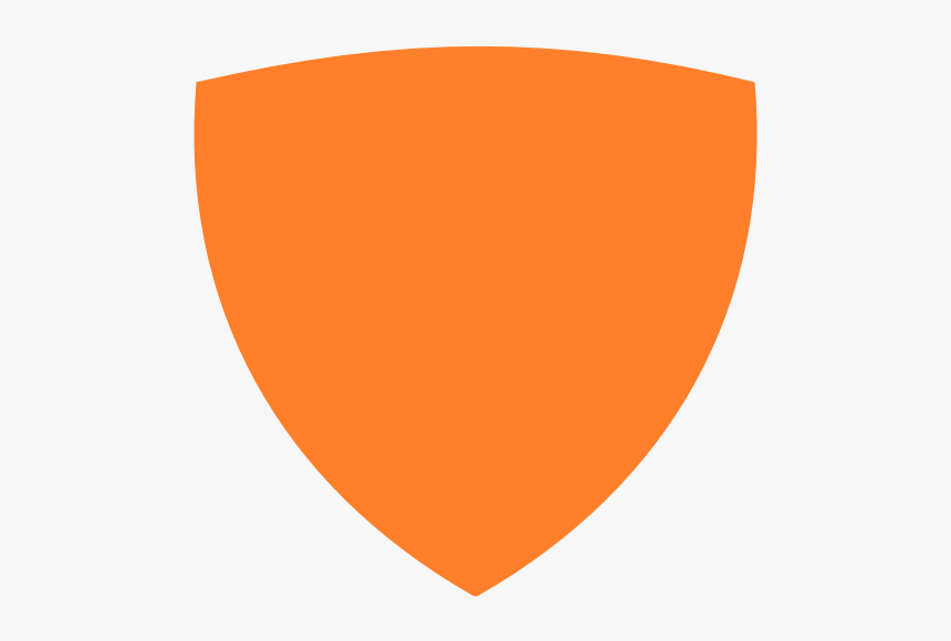 Orange Shield Png, Transparent Png, Free Download