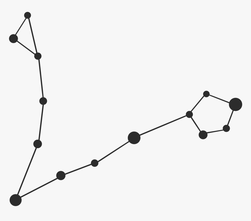 Pisces Constellation Png - Pisces Star Constellation Png, Transparent Png, Free Download