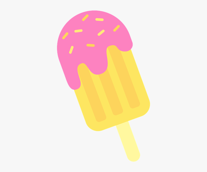 Popsicle, Ice, Cream, Summer, Food, Dessert, Colorful - Popsicle Ice Cream Clipart, HD Png Download, Free Download