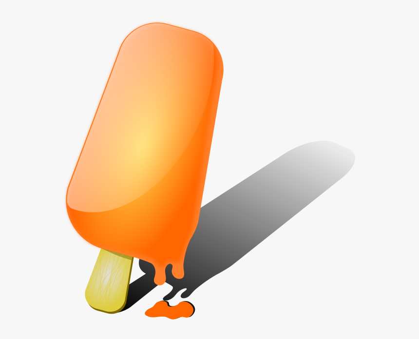 Orange Clip Art At - Melting Of Ice Candy, HD Png Download, Free Download