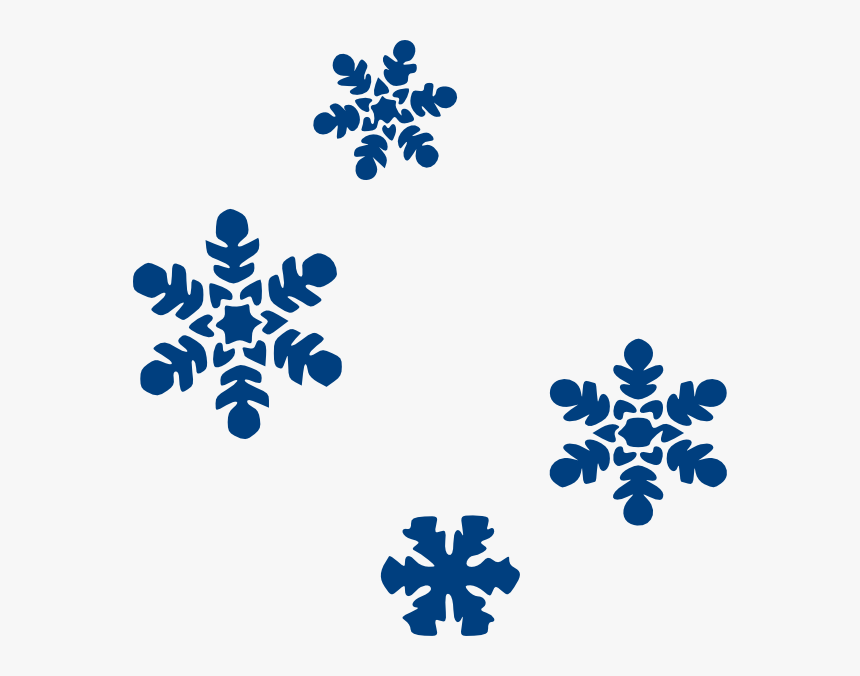 Blue Snow Flakes Png, Svg Clip Art For Web - Snowflake Clipart, Transparent Png, Free Download