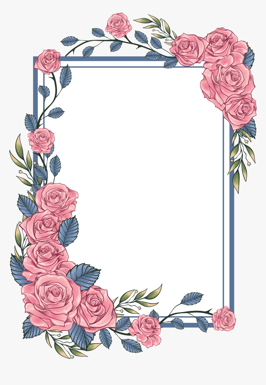 Flower Border 2 stock illustration. Illustration of left - 4587386