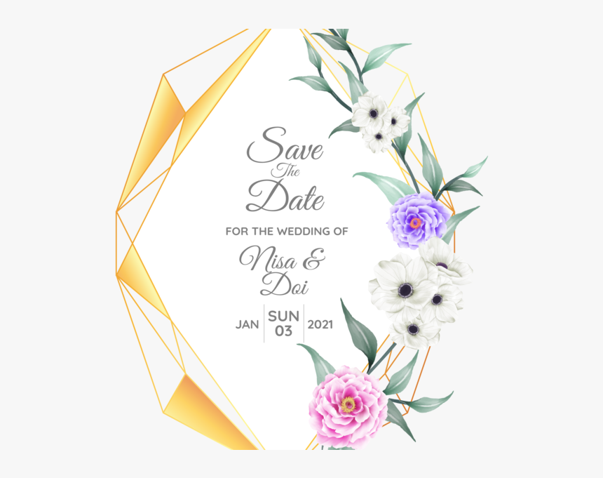 Elegant Monogram Floral Frame For Wedding Monogram - Bouquet, HD Png Download, Free Download