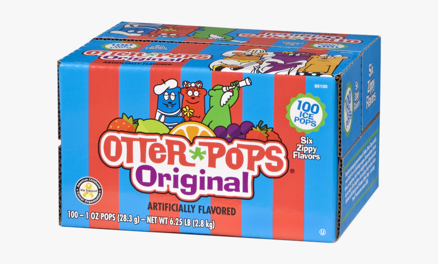 100 Ct/1 Oz Original Ice Pops - Otter Pops, HD Png Download, Free Download