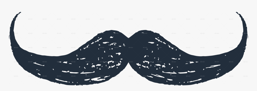 Transparent Realistic Mustache Png - Drawn Mustache Png, Png Download, Free Download