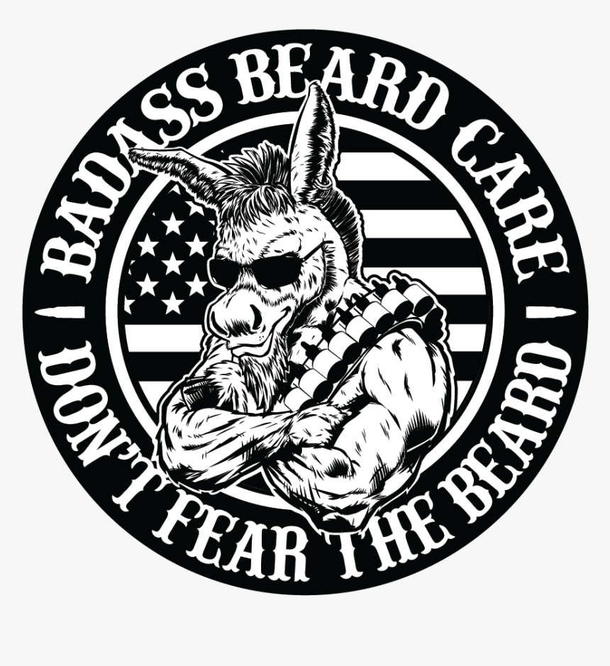 Badass Beard Care Logo, HD Png Download, Free Download
