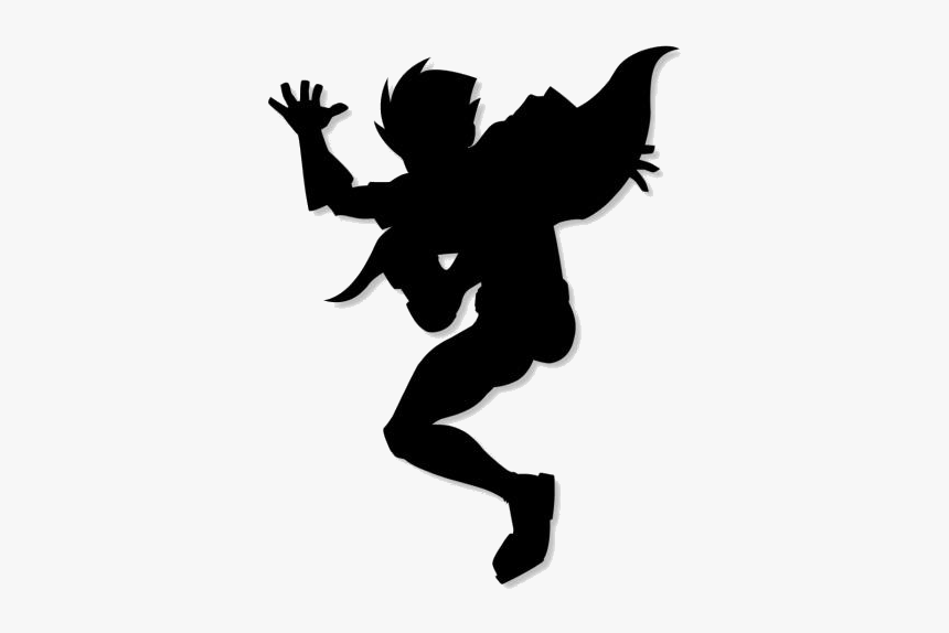 Superhero Robin Png Silhouette Transparent Background - Batman And Robin Illustration, Png Download, Free Download