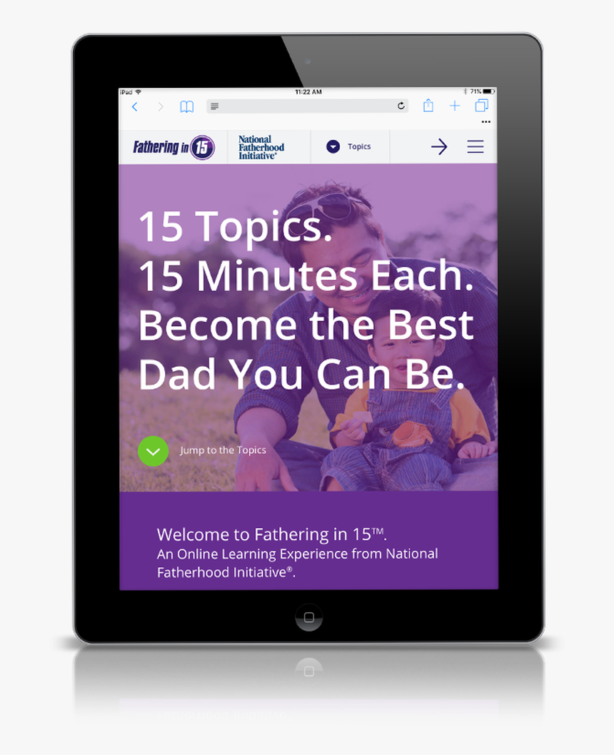 Fathering In 15™ - Tablet Computer, HD Png Download, Free Download