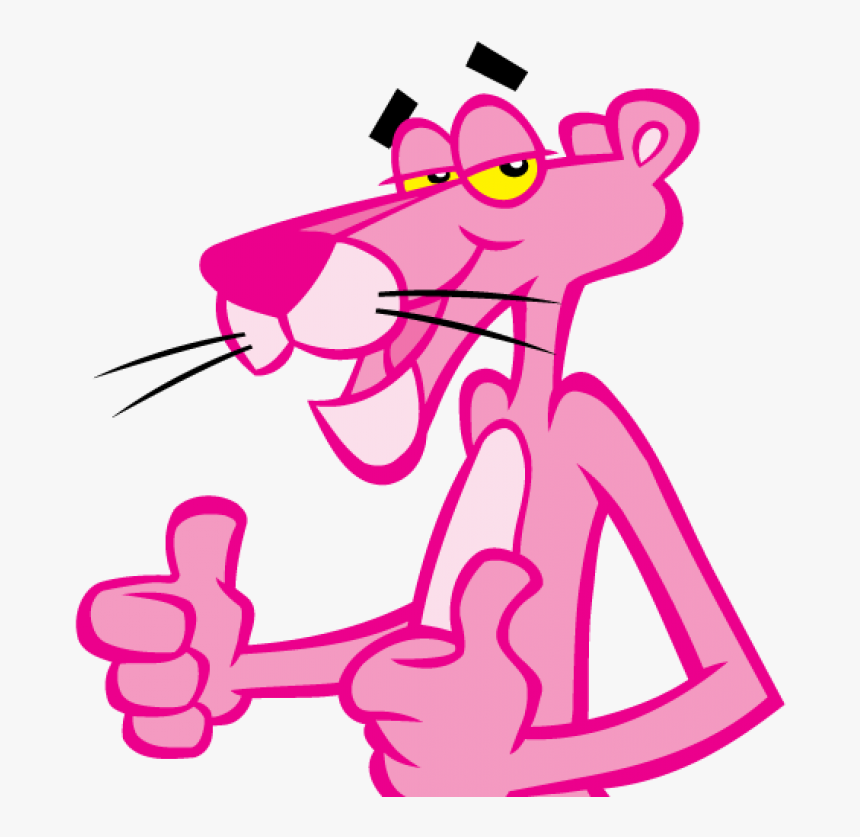 Transparent Panther Paw Png - Pink Panther Thumbs Up, Png Download, Free Download