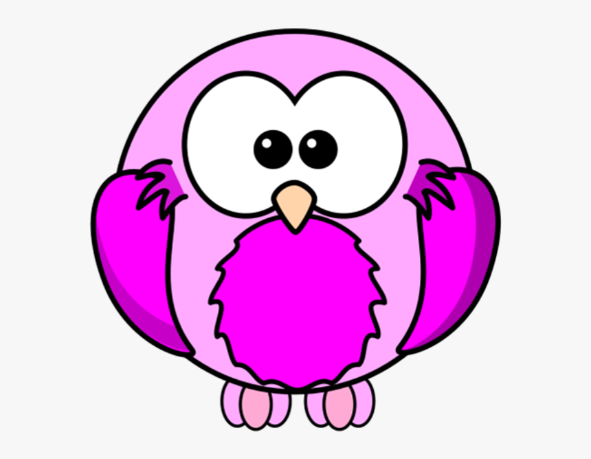 Lilac Pink Bird Cartoon Robin Image - Cartoon Art Pencil Drawing, HD Png Download, Free Download