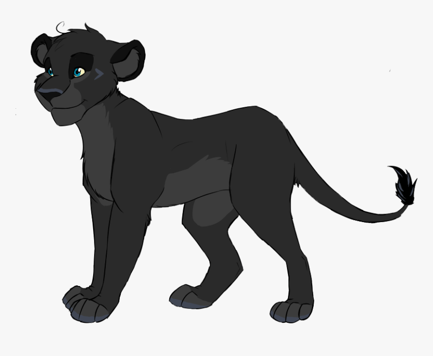 Black Panther White Lion Cougar Roar - Fursona Lion Reference Sheet, HD Png Download, Free Download