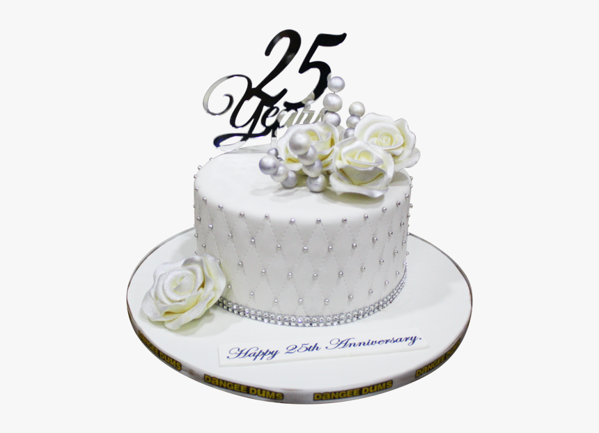 Anniversary Cake Dangeedums - 25th Marriage Anniversary Cake Png, Transparent Png, Free Download
