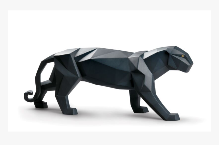 Matte Panther - Black Panther Lladro, HD Png Download, Free Download