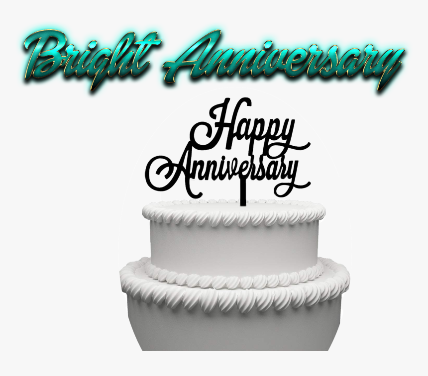 Happy Anniversary Image Cake - Birthday Cake, HD Png Download, Free Download