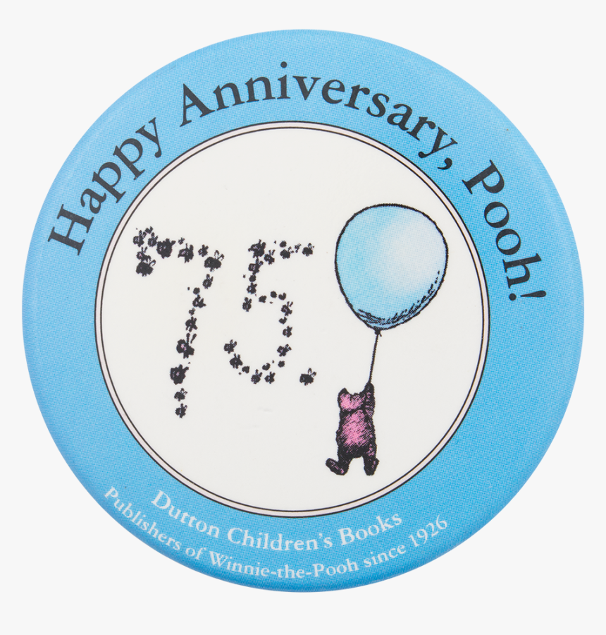 Happy Anniversary Pooh Events Button Museum - Ibooks, HD Png Download, Free Download