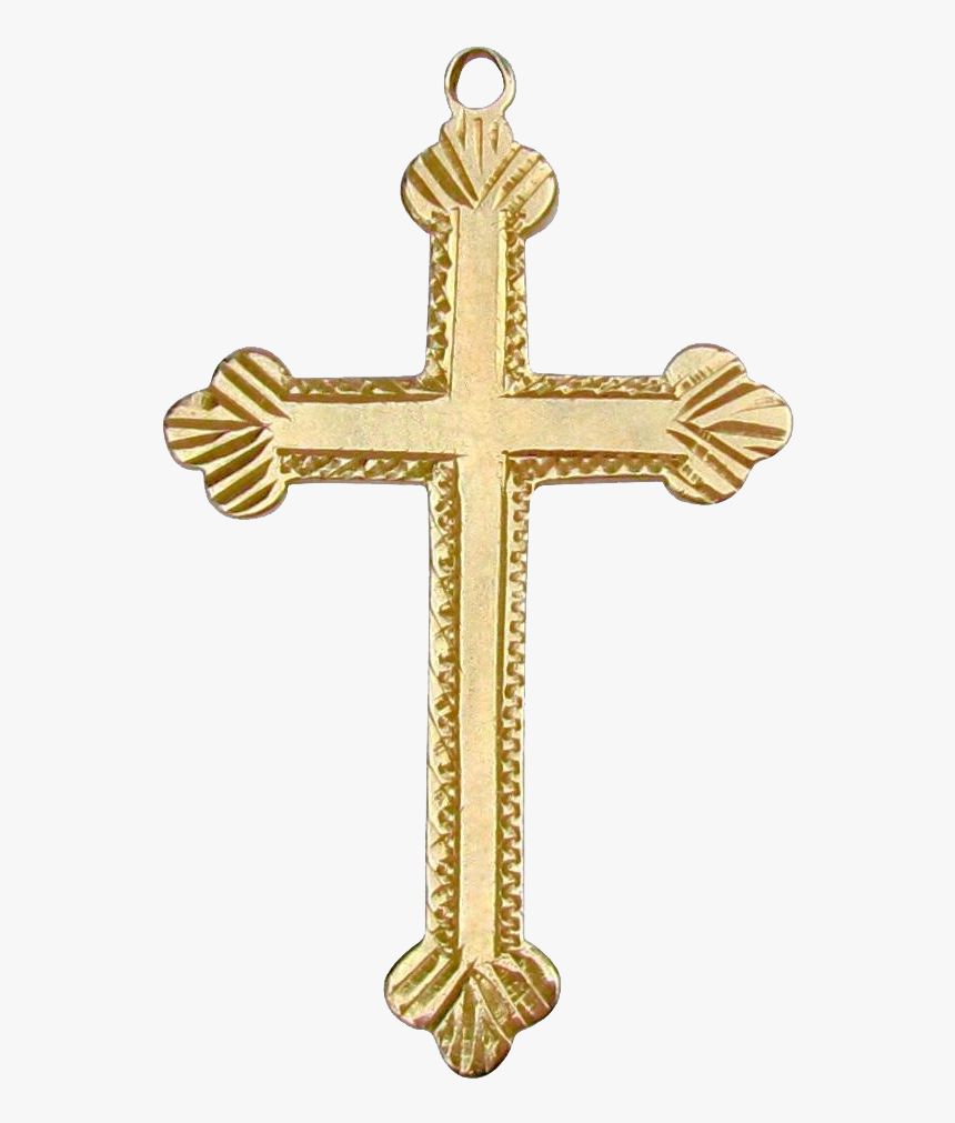 Gold Holy Cross Png, Transparent Png, Free Download