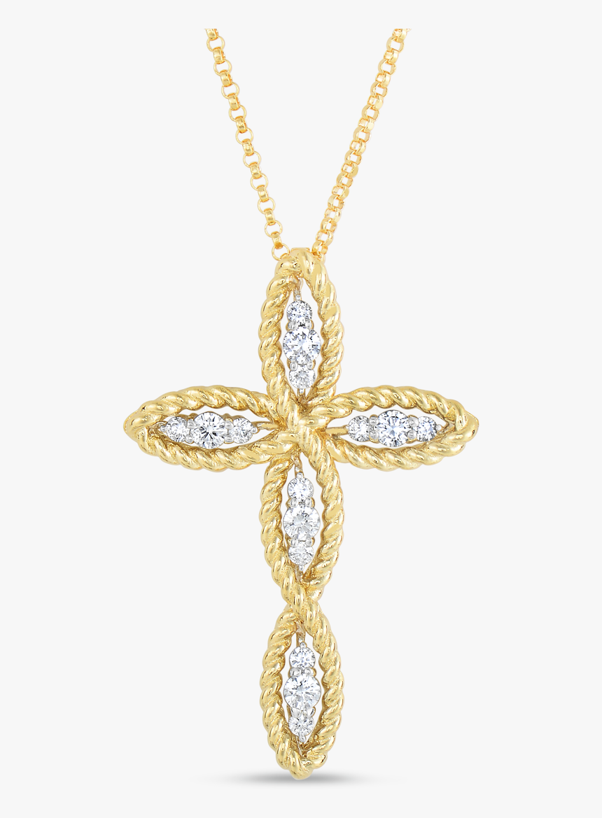 Golden Cross With Diamonds, HD Png Download, Free Download