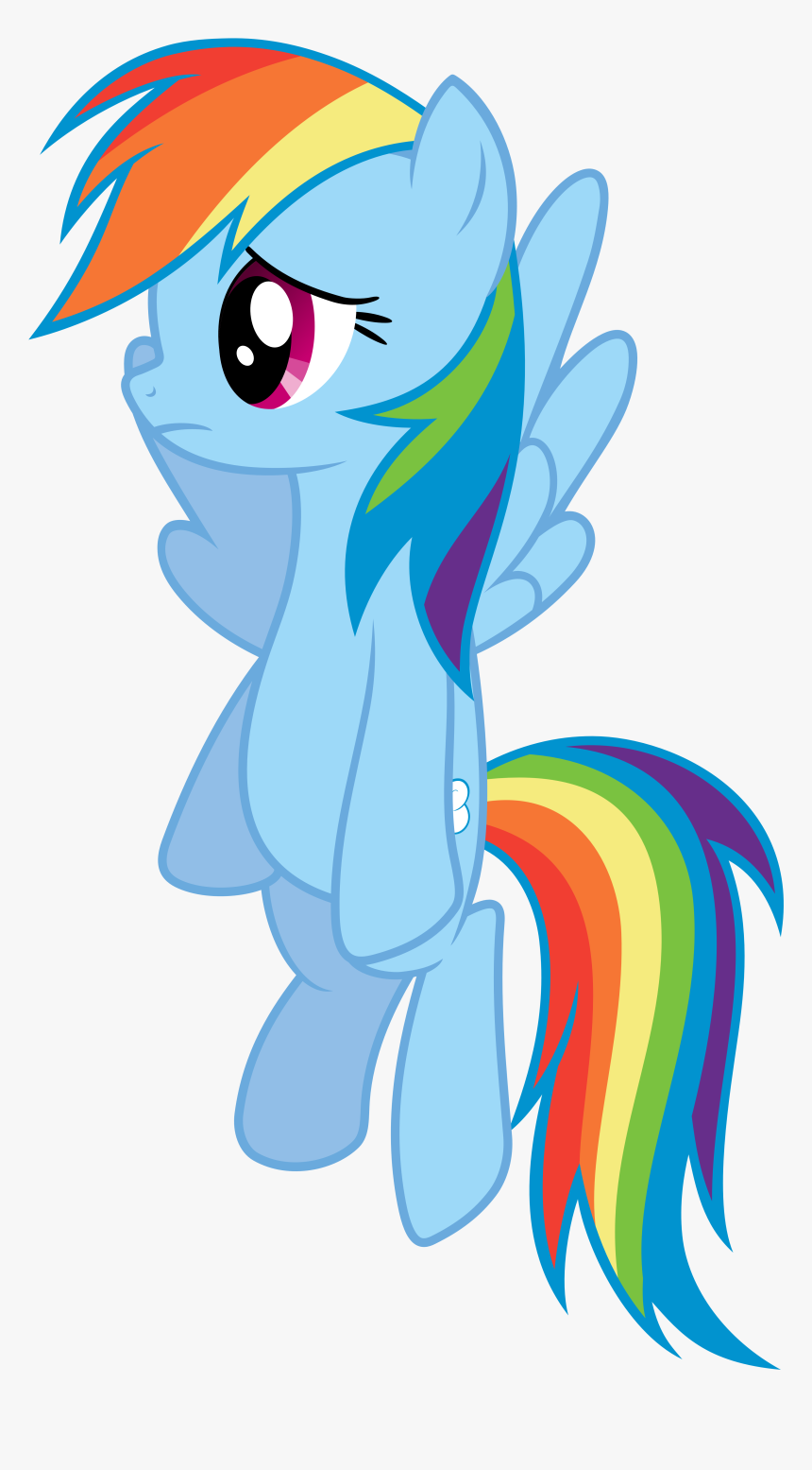 Rainbow Dash Vector - Mlp Rainbow Dash Angry, HD Png Download, Free Download