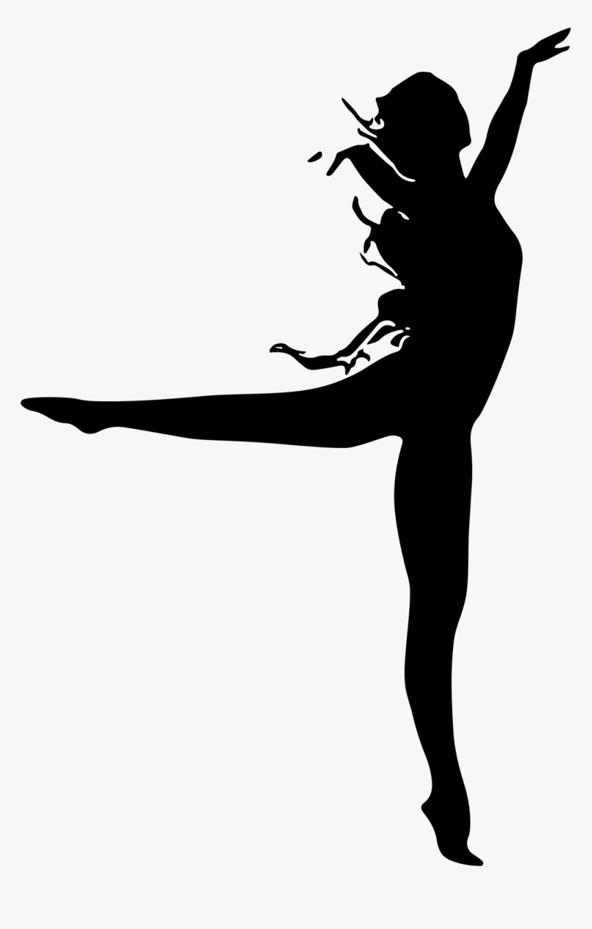 Ballet Dancer Silhouette Png - Silhouette, Transparent Png, Free Download