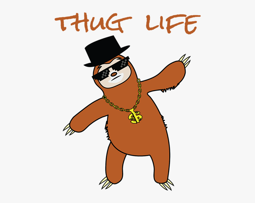 Thug Sloth, HD Png Download, Free Download