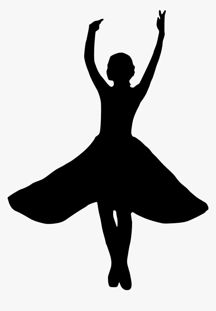 Transparent Ballerina Silhouette Png, Png Download, Free Download