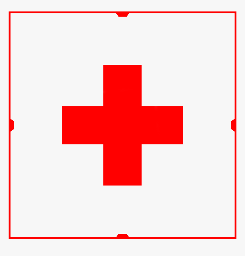 Medical Cross Label Found On Medpacks - Cross, HD Png Download, Free Download
