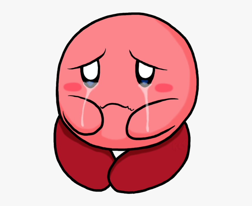 Kirby Sad Png , Png Download - Kirby Sad Face Png, Transparent Png, Free Download