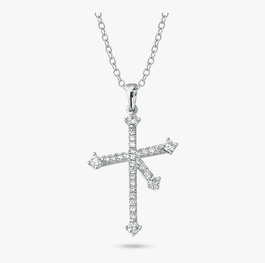 Southern Cross Diamond Micro Set Pendant In White Gold - Cross Pendant South, HD Png Download, Free Download