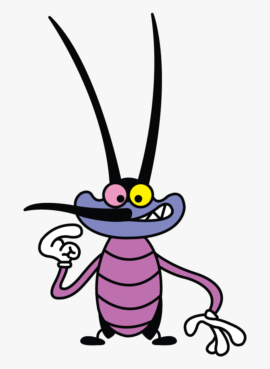 Clip Art Cockroach Drawing - Oggy Drawing Step By Step, HD Png Download, Free Download