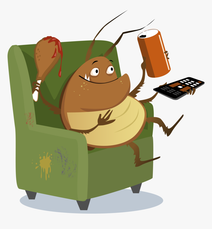 Cockroach Watching Tv, HD Png Download, Free Download