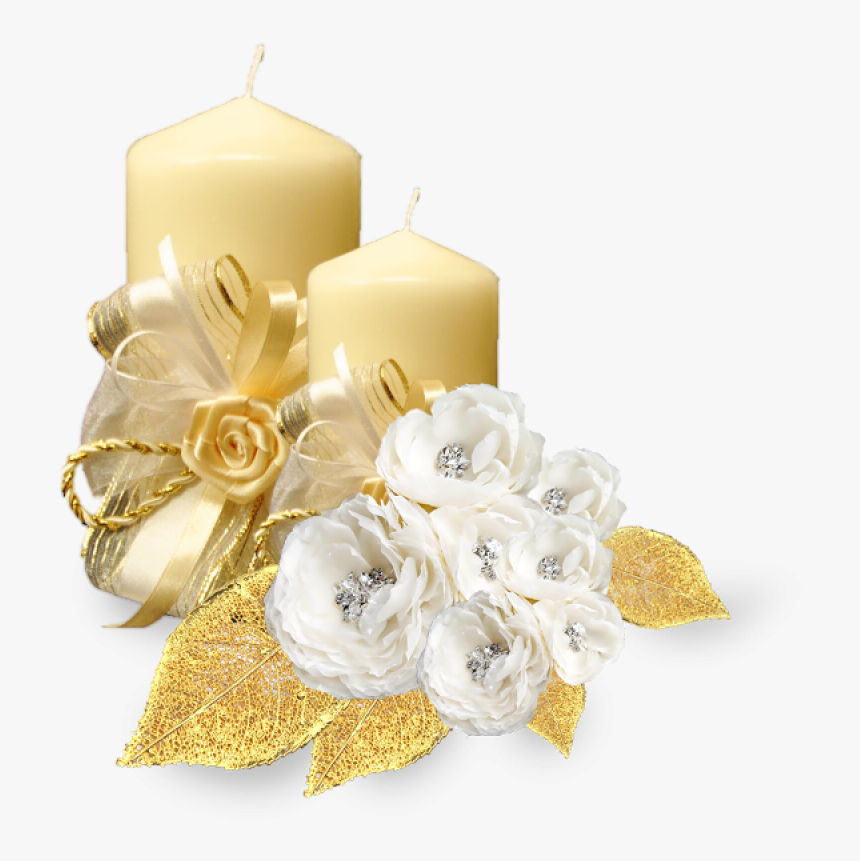 Christmas Candle - Wedding Candle Transparent Background, HD Png Download, Free Download