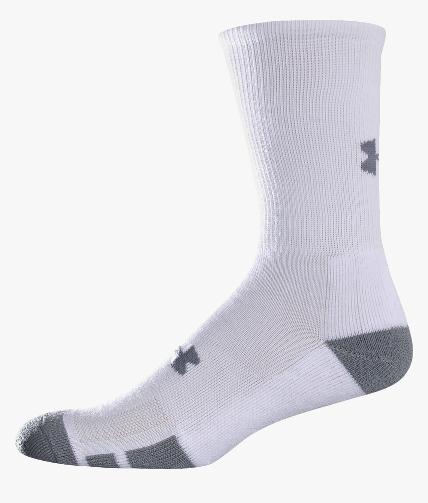 Socks Png Free Download - White Under Armour Crew Socks, Transparent Png, Free Download