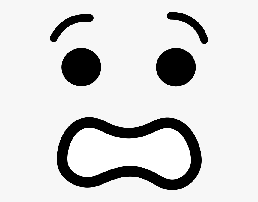 Scared Face Cartoon Png , Png Download - Clipart Worried Face ...
