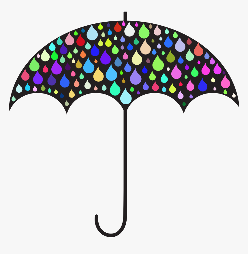 Transparent Rug Png - Umbrella With Rain Art, Png Download, Free Download