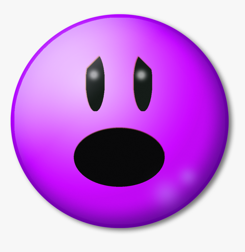 Scared,expression,free Pictures, Free Photos, Free - Purple Scared Face, HD Png Download, Free Download