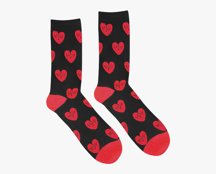 Mh Logo Socks - Heart Socks, HD Png Download, Free Download