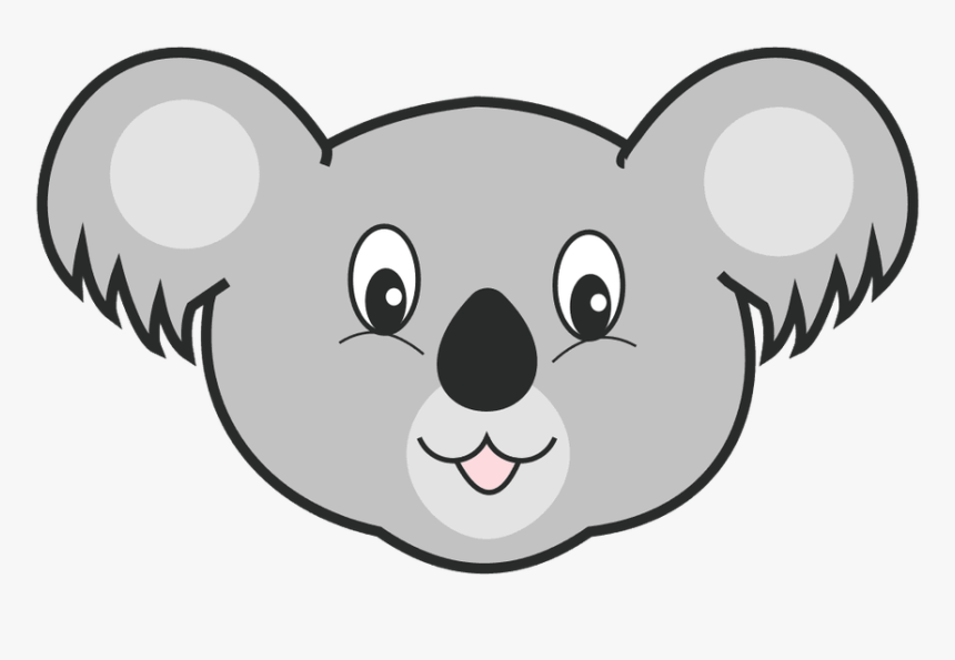 Koala Clipart Koala Clipart - Koala Face Clipart, HD Png Download, Free Download