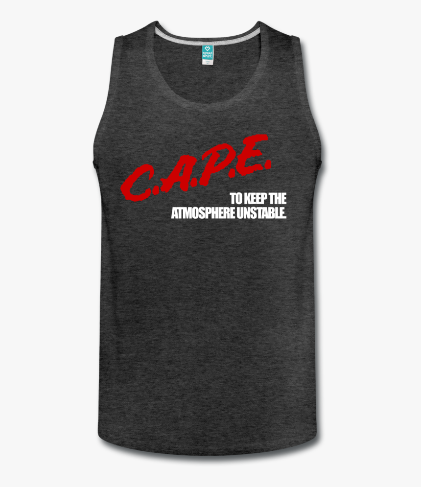 C - A - P - E - Men"s Tank - Charcoal Gray"
 Class="lazy - Sleeveless Shirt, HD Png Download, Free Download