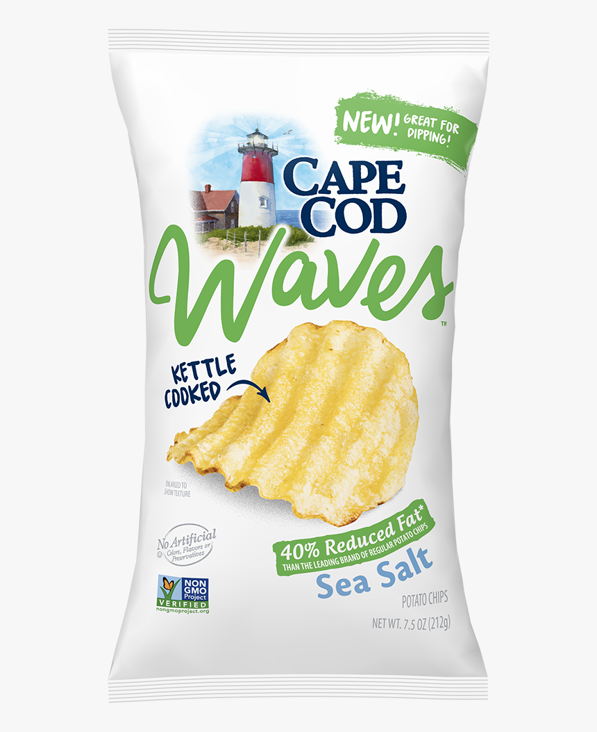 Discover Our New Waves Rolling Into The Cape - Cape Cod Waves Chips, HD Png Download, Free Download