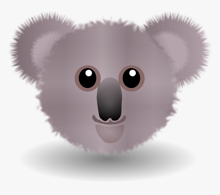 Funny Koala Face Cartoon - Koala Face Clipart Cartoon, HD Png Download, Free Download