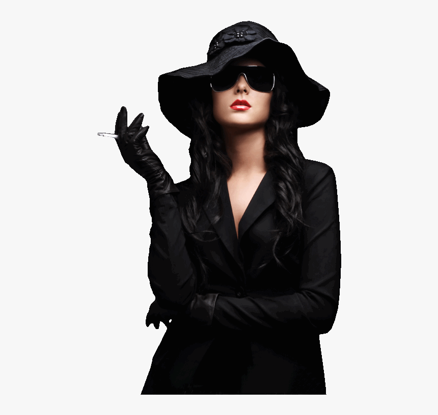 Woman With Hat Png, Transparent Png, Free Download