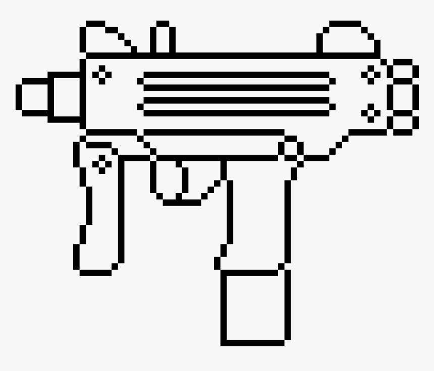 Uzi Drawing, HD Png Download, Free Download