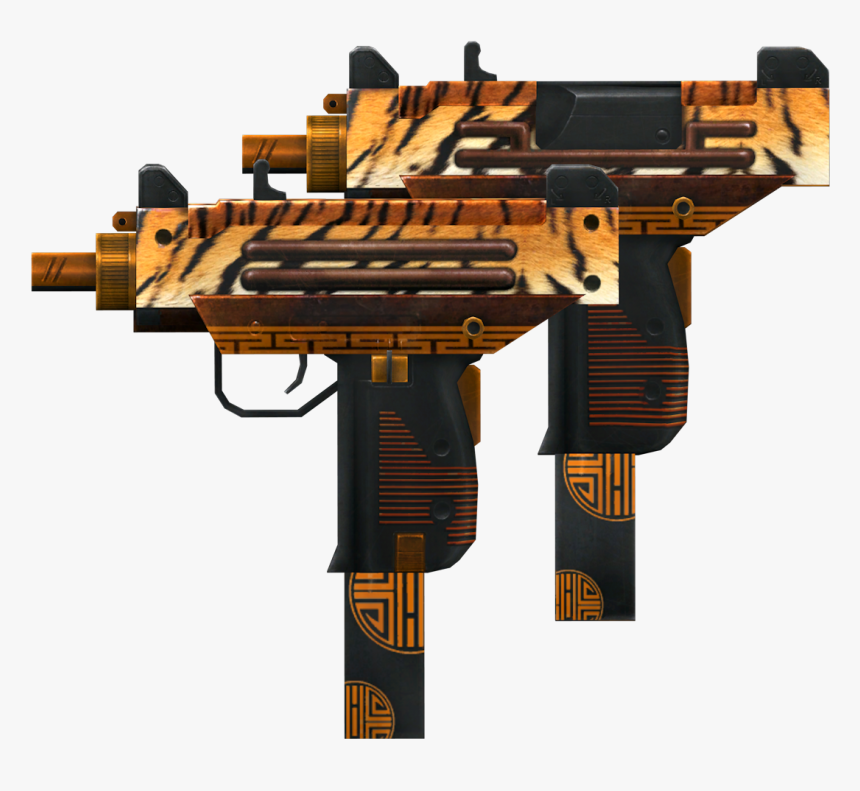 Transparent Uzi Png - Transparent Background Rose Gold Uzi, Png Download, Free Download