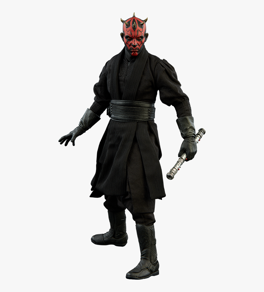 Darth Maul Duel On Naboo Sixt - Star Wars Realistic Figurines, HD Png Download, Free Download