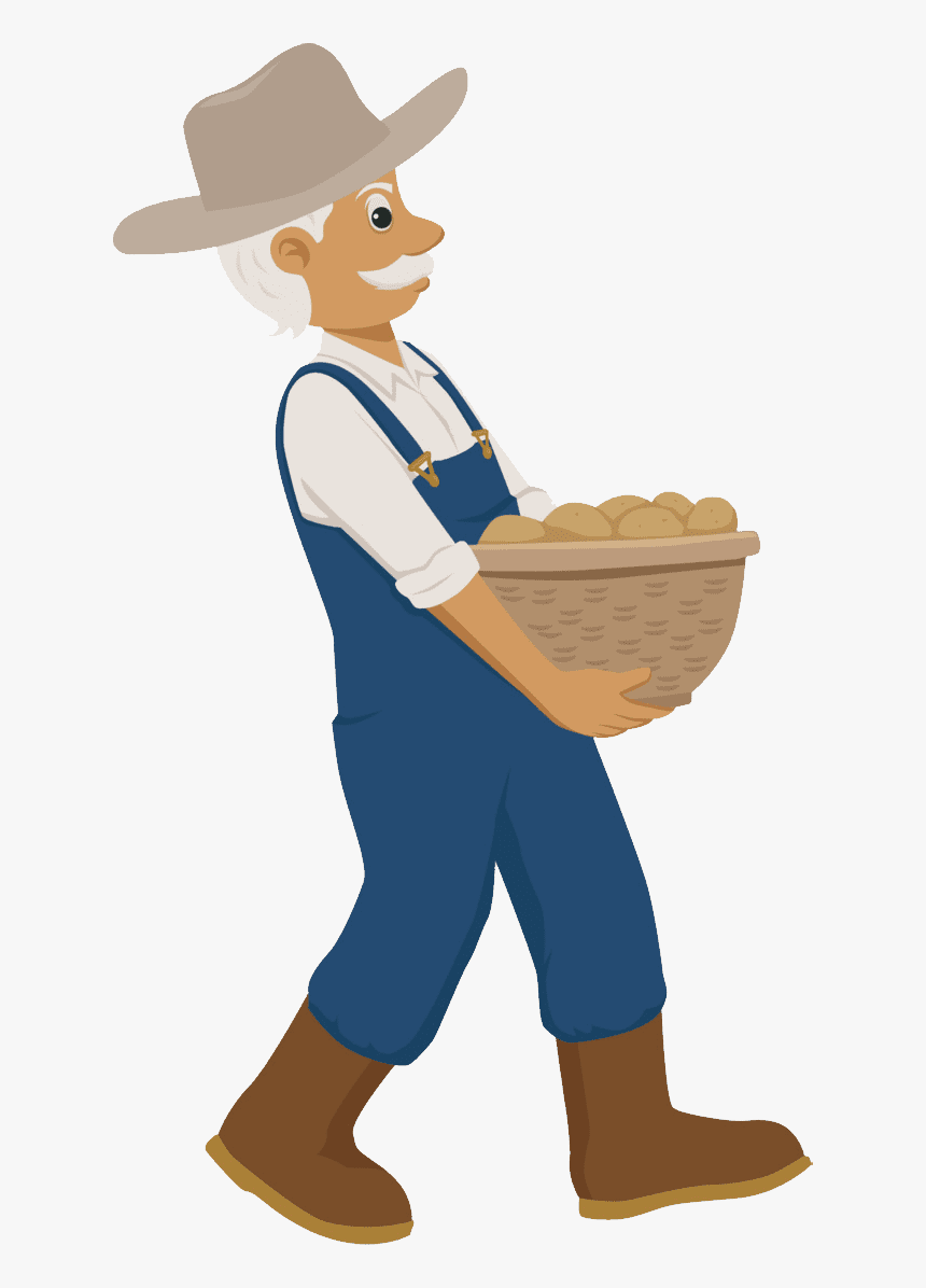 Farmer - Transparent Background Farmer Clipart, HD Png Download, Free Download