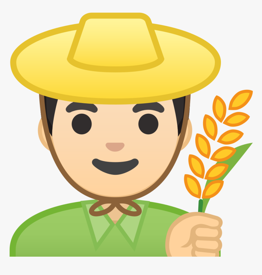 Man Farmer Light Skin Tone Icon - Farmer Icon Transparent, HD Png Download, Free Download