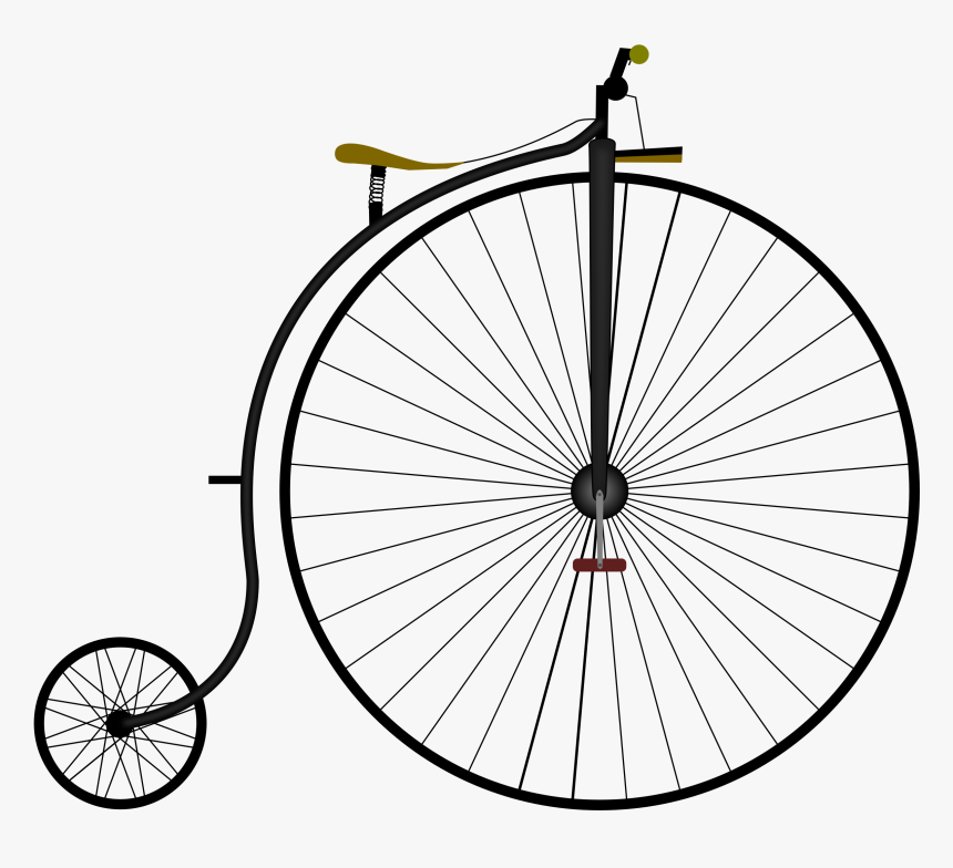 Clipart Penny Farthing Bike Grand Bi - Penny Farthing Png, Transparent Png, Free Download