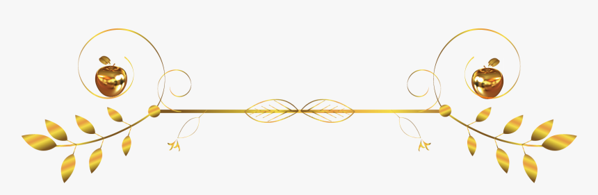 Gold Divider Png - Gold Text Divider Png, Transparent Png, Free Download